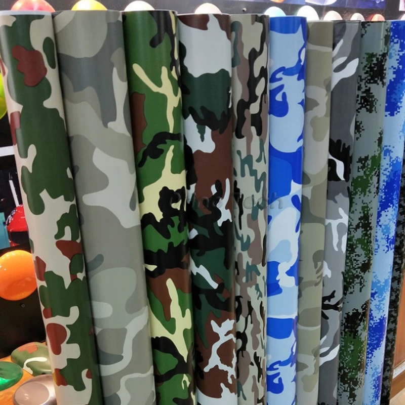 Army Green Digital Vinyl Film Wrap-16