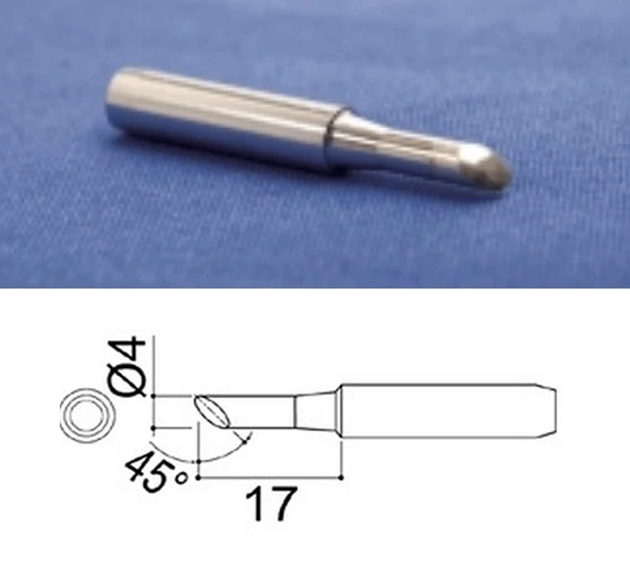 

10pcs/set 900M Series for HAKKO Tips Universial 900M-T-4C (900MT4C) Soldering Tip Bent Bevel 4mm Shape 4C (solder iron bit)
