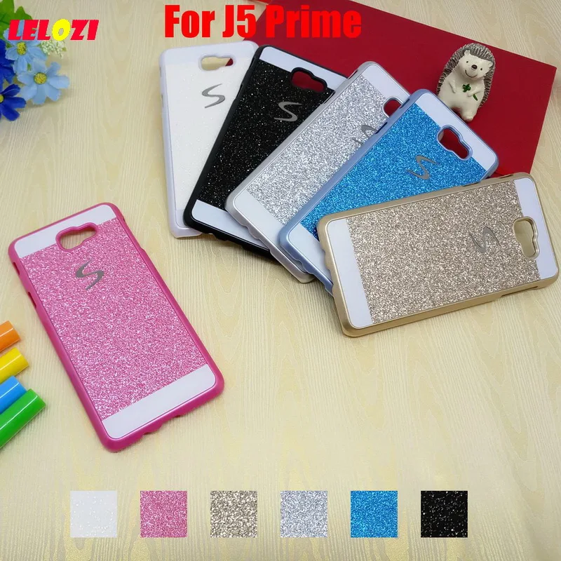 Lelozi Bling блестящие Футляр ПК девушка capinha Etui чехол для Samsung Galaxy J5 премьер Роскошные
