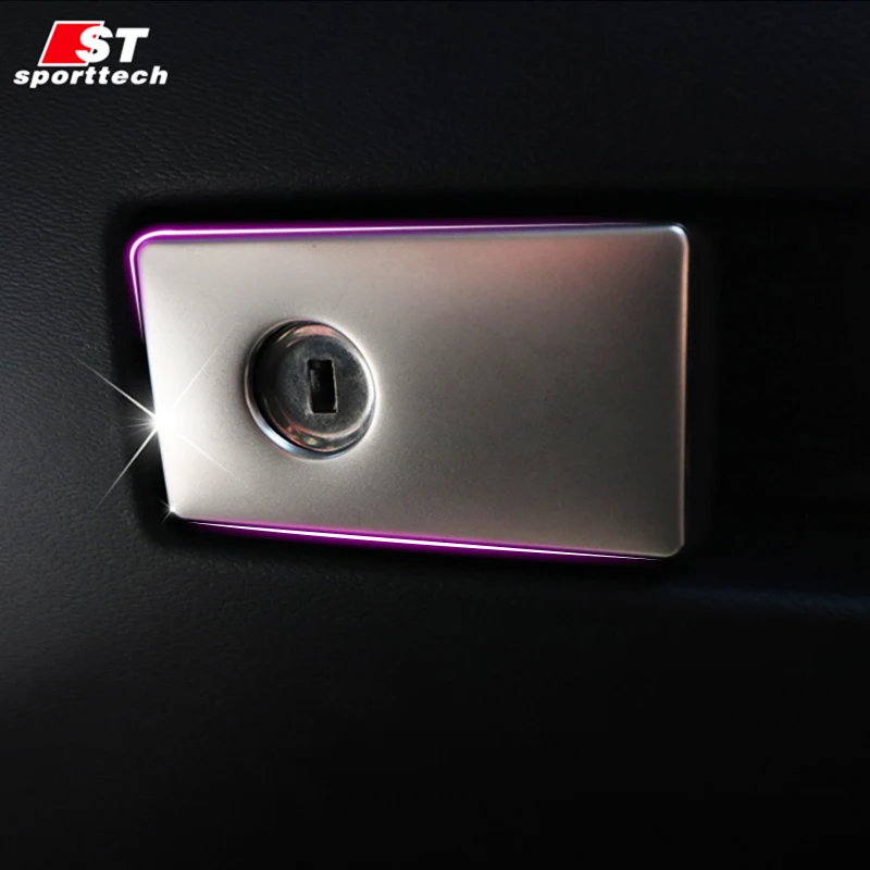 Glove Box Sticker For Volvo XC60 S60/L V60 S80L Stainless Steel