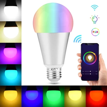 

Smart WiFi Led Bulb Led Light Lamp Wake-Up Lights Compatible with Alexa and Google Assistant Dropship Smart Bulbs