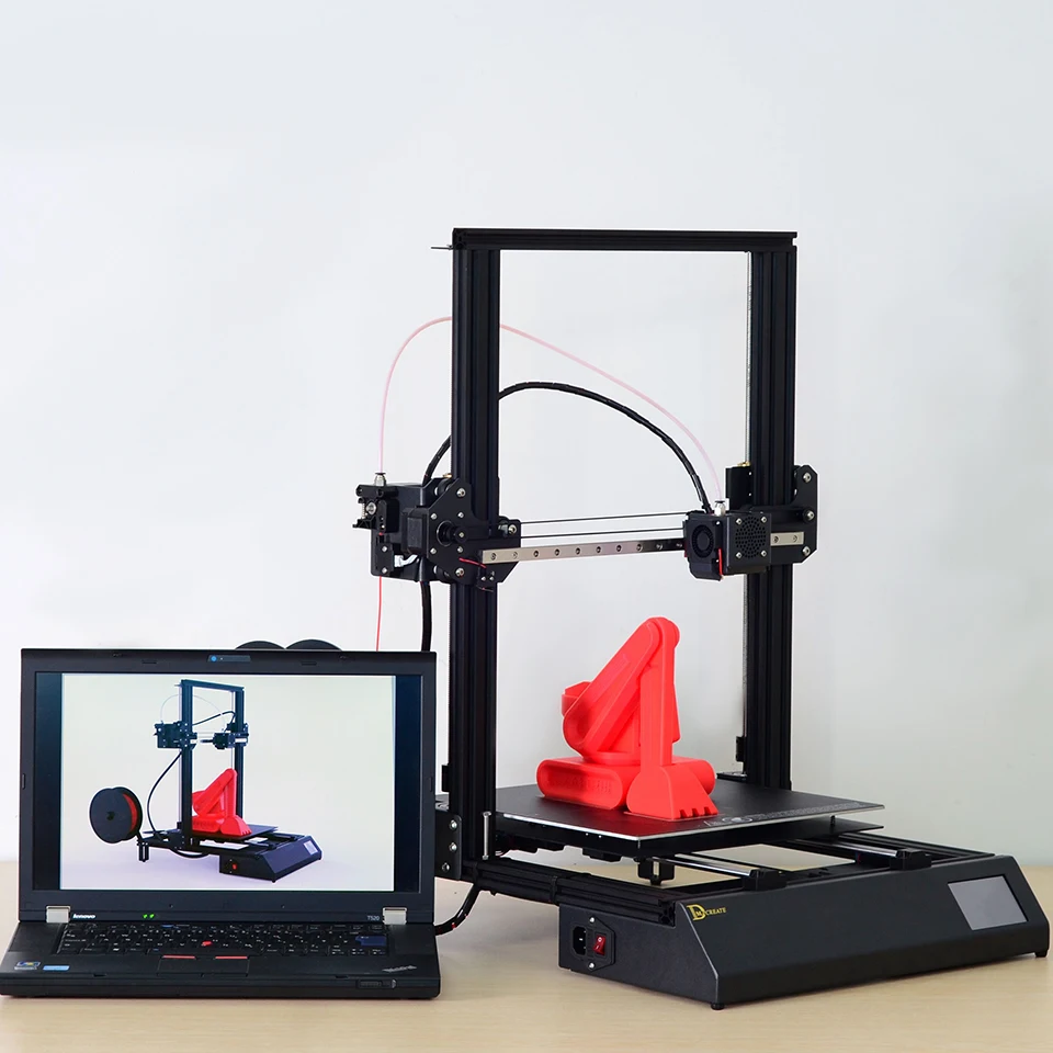 Big printing size 300 300 400mm DMSCREATE DP X 3D printer kit Metal structure high precision