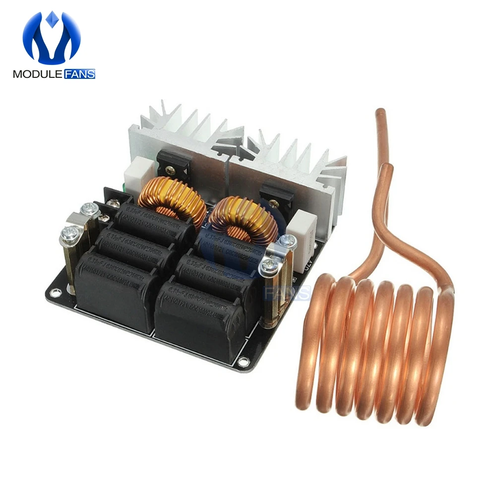 

20A 1000W ZVS Low Zero Voltage Induction Heating Board Module Flyback Driver Drive Heater High Power For 12V-48V