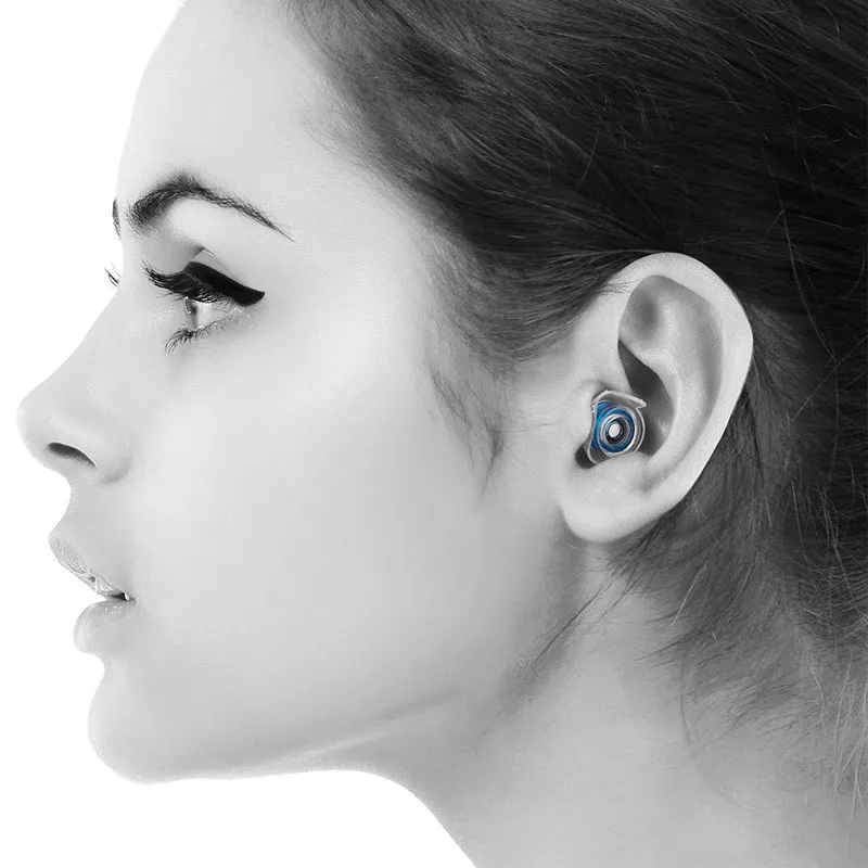 

Hearing Protection Ear Plugs Clear Soft Silicone Earplugs for Music Motorbike Sleeping HSJ-19