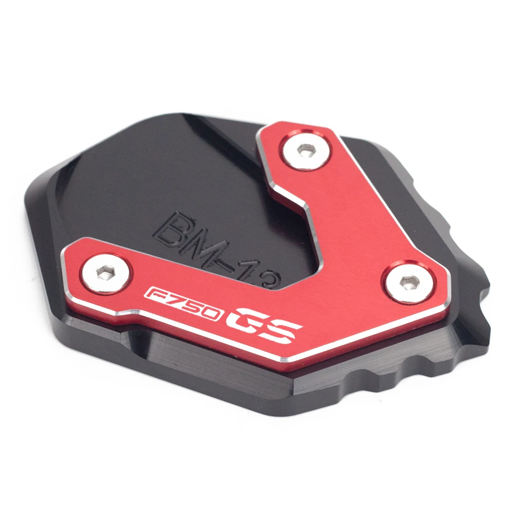 Kickstand Side Stand Extension Plate Pad For BMW F750GS F 750GS F750 GS F 750 GS 2018 2019 Motorcycle Enlarge Support Pad (6)
