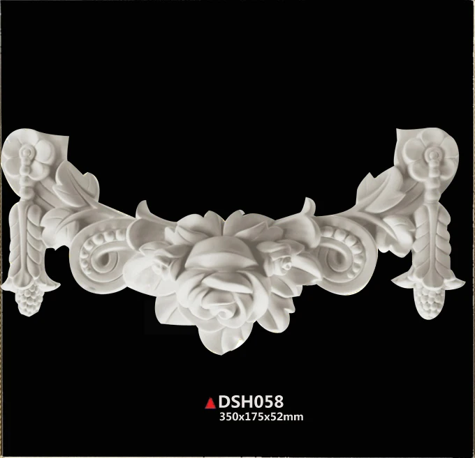 

PU polyurethane fireplace part decoration European style ceiling decor doorframe portal decorating components