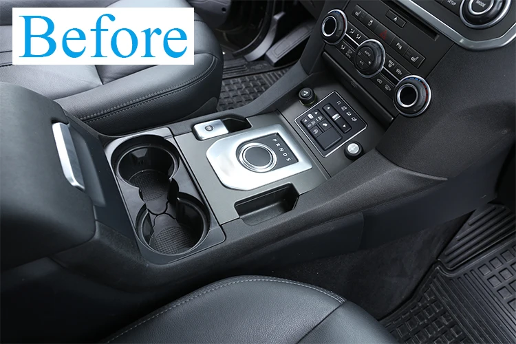 2 шт. для Land Rover Discovery 4 LR4 2012- ABS Хромированная консоль панель управления отделка автомобильные аксессуары