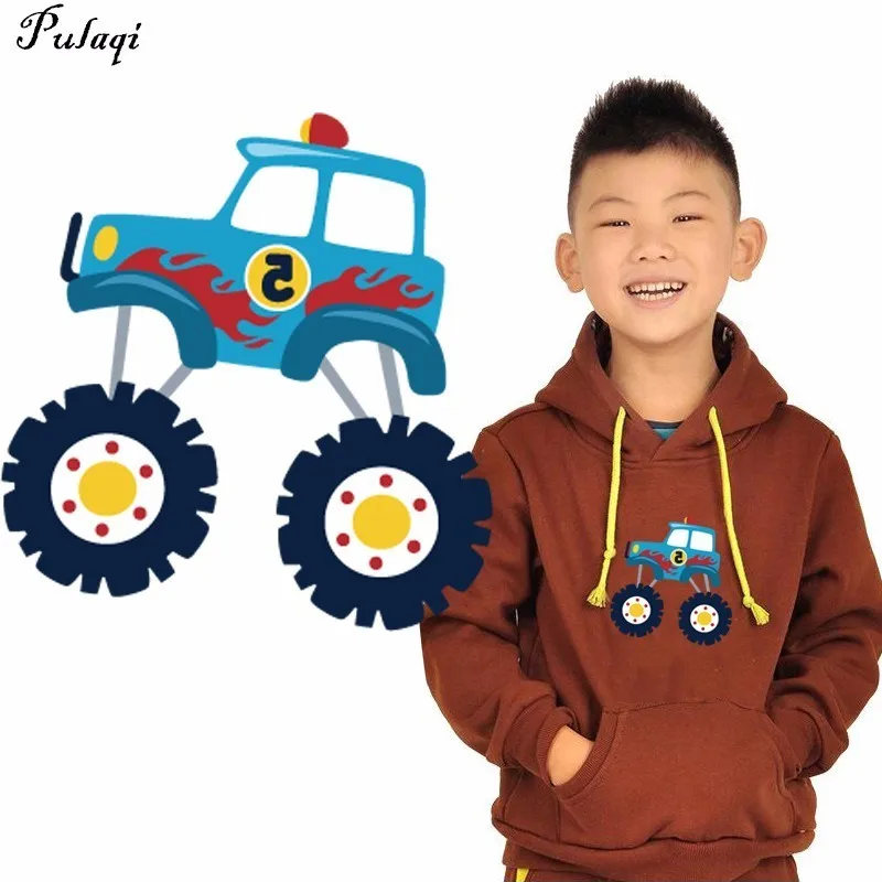 Pulaqi милые dude car ПВХ патч иметь дело с ним Переводные железные для одежды передачи