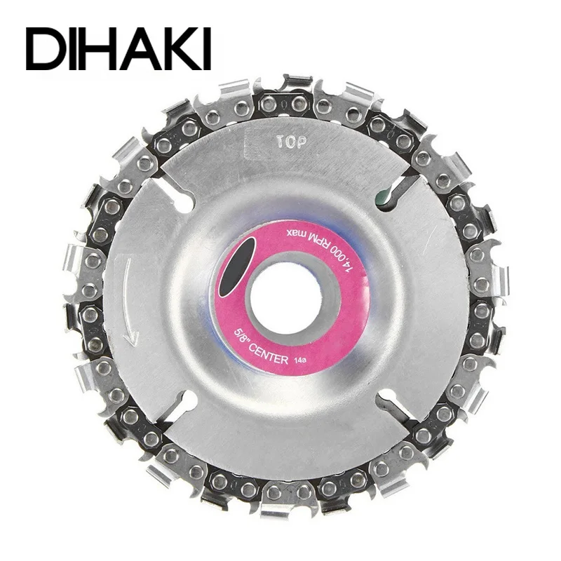 

4 Inch 22 Tooth Grinder Disc Fine Chain Saw Angle Carving Culpting Wood Carving Plate For 100/115 Angle Grinder
