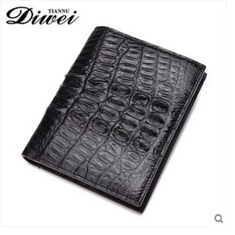 

diwei 2018 new hot free shipping man purse men crocodile wallet brief paragraph youth personality wallet authentic men wallet