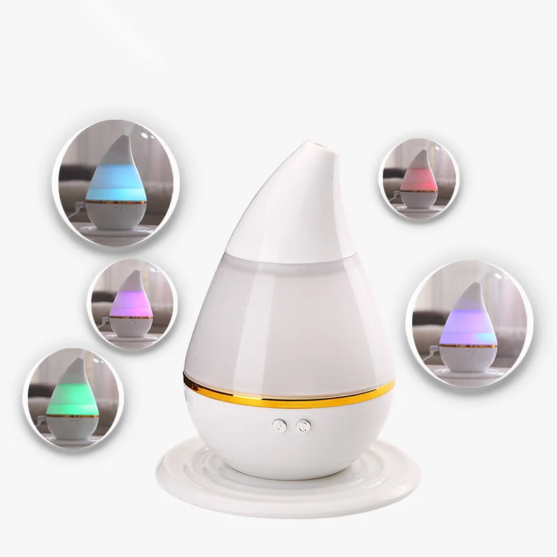 

Car water droplets type Mini USB humidifier Car aromatherapy atomizer Air Freshener white Seven color Changes Humidifying