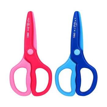 

New Arrival 1pcs Children Cute Candy Colour Scissors 120*60*9mm Student Children Safty Kawaii Magic Plastic Manual Knife