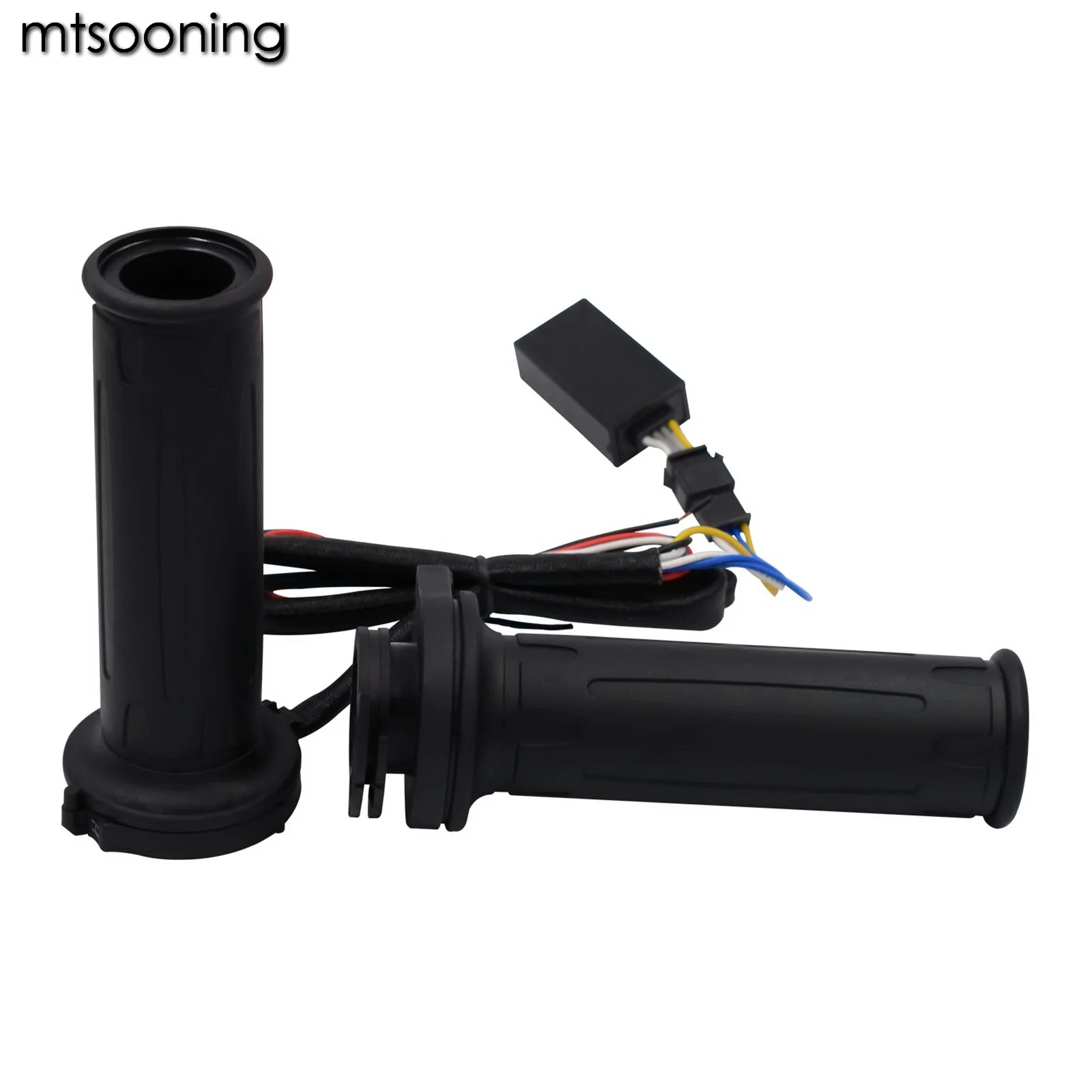 

mtsooning 1 Set Motorcycle Heated Grips CS-036A1 Motorcycle Electric Hot Heating Handle Heated Grips For 12V 22mm Handlebar