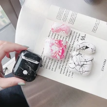 Marble Hard Shell Earphone Shell For Apple Airpods Protective Case Wireless Bluetooth Headset Hard Case All New Anti-fall Cover