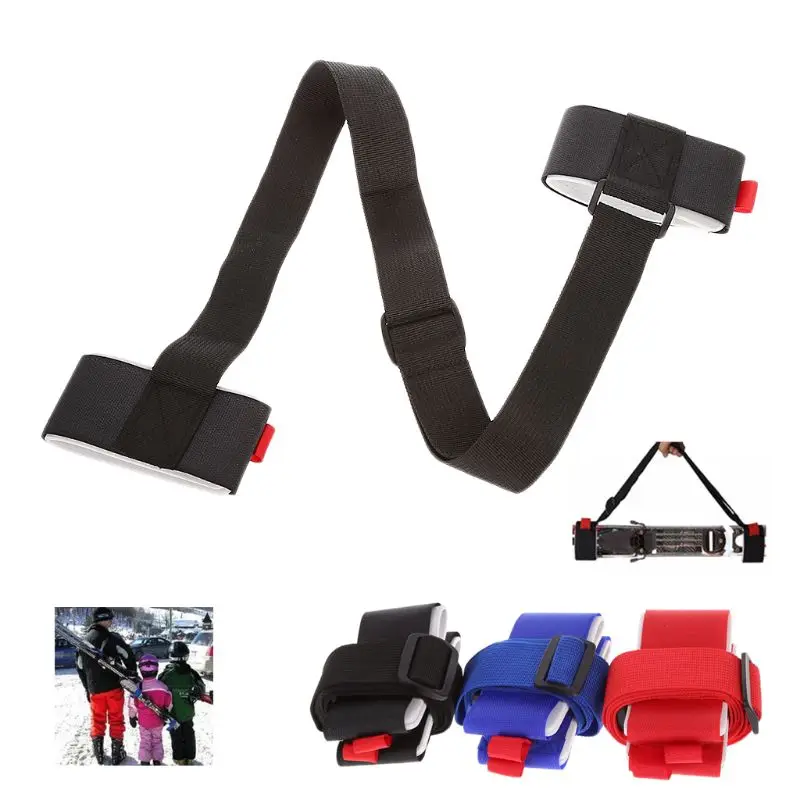 Adjustable Skiing Pole Shoulder Carrier Handle Strap Bag Ski Snowboard Handbag in Ski Poles