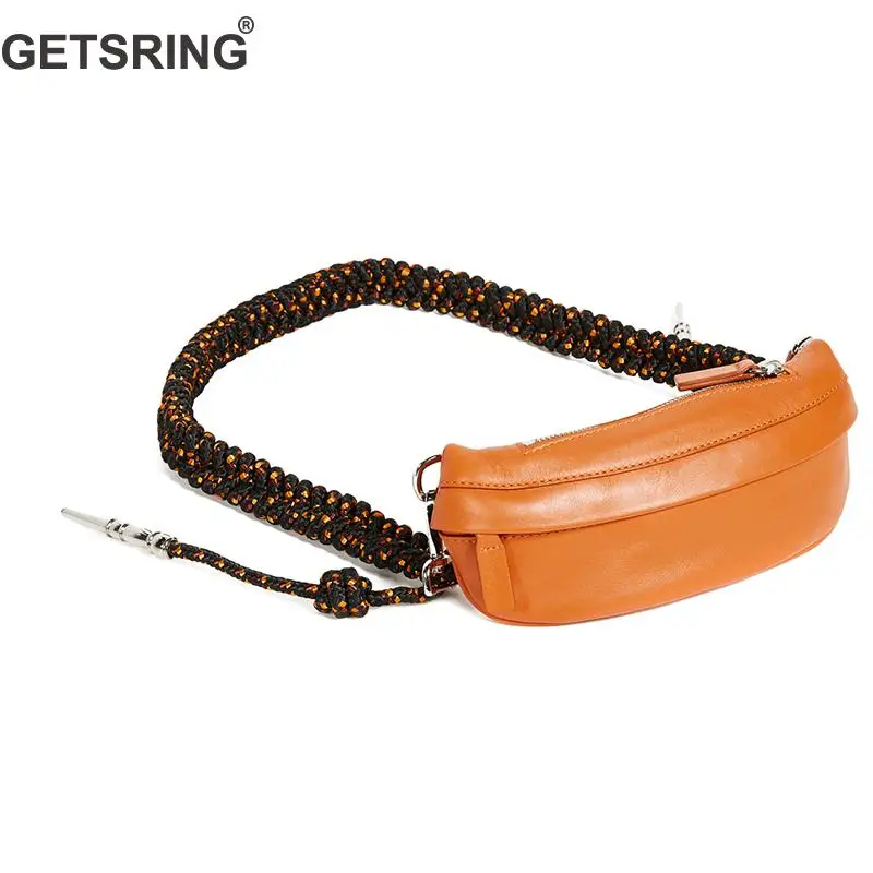 

GETSRING Women Chest Bag Woman Wait Bag Money Belt Fanny Pack Bags For Woman 2018 New Black Pu Leisure Waist Pack Fashion Sexy