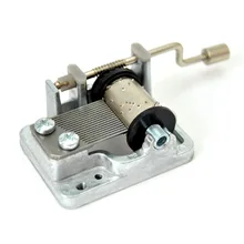 DIY 18 tone mechanical Hand Crank Movements Parts for music box movement repair parts Castle in the Sky Yesterday Once More