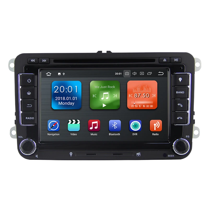 KSAOTU 7 &quotDAB + 4G Android 8 1 автомобильный DVD плеер SD GPS для VW Golf Passat Jetta сиденье Polo