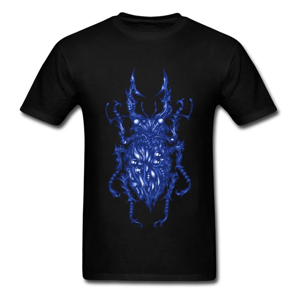 Blue Beetle O Neck T Shirt Thanksgiving Day Tops Tees Short Sleeve Fashionable 100% Cotton Fashionable T Shirt Summer Men Blue Beetle black
