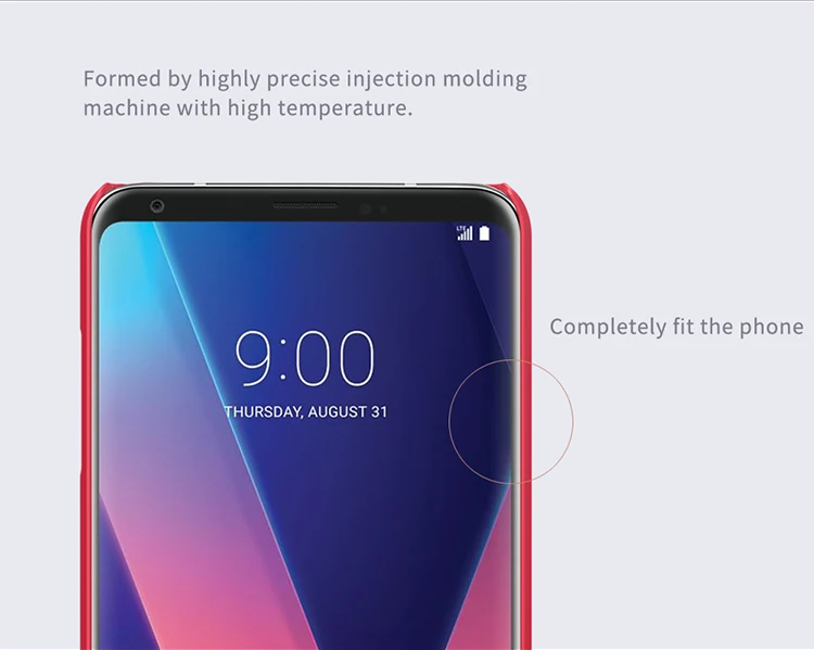 NILLKIN чехол для LG V30 Высококачественная крышка Жесткий Пластик чехол для LG V30 сверхматовый защитный чехол-накладка для LG V30 с розничной упаковкой