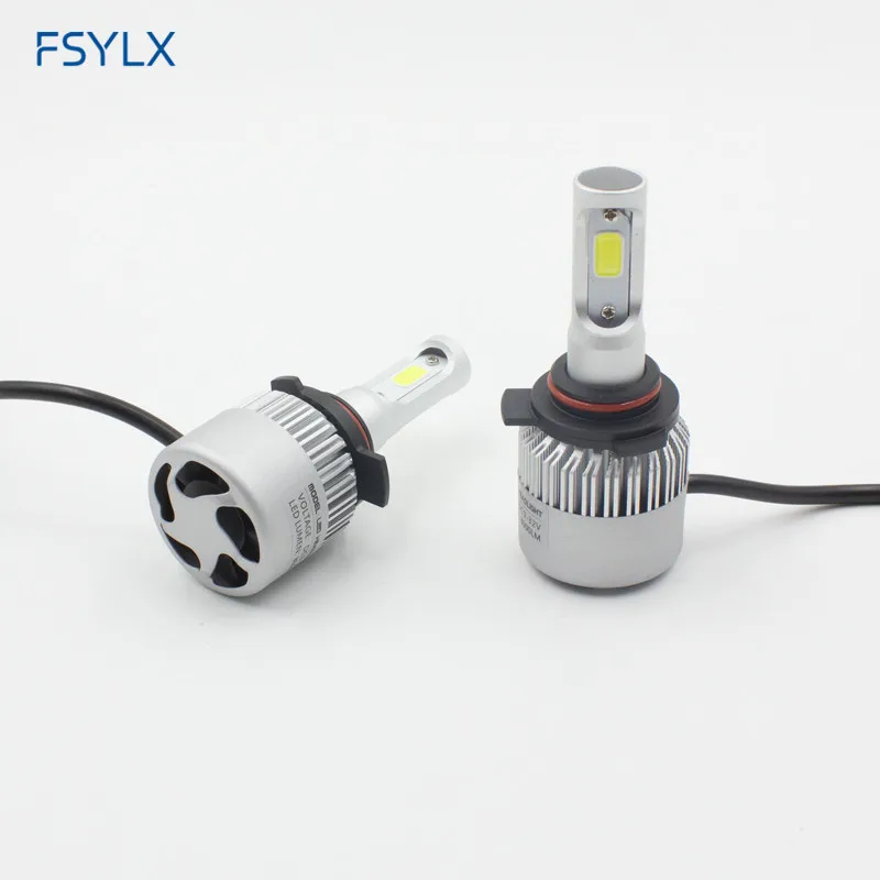 FSYLX 9012 hir2 COB 72 Вт 16000lm светодиодный фонарь для Opel zafira Edge Regal IX35 TUCSON Автомобильный