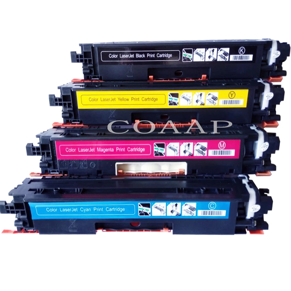 Cartucho de Toner Compatível para hp Chip de Mfp Conjunto Recarregáveis Color Laserjet Pro M177 M176 M176n M177fw Impressora 1 Cf350a-cf353a 130a