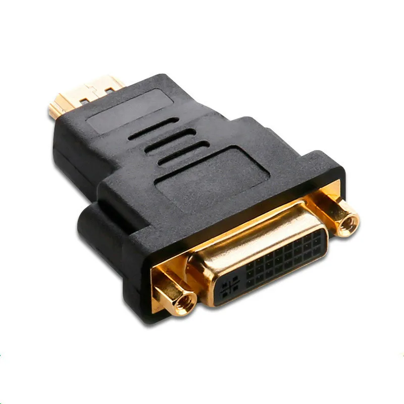 

DVI to HDMI Adapter Converter DVI 24+5 Male to HDMI Female Converter for HDTV LCD PC Computer DVD Projector PS3 PS4 TV BOX