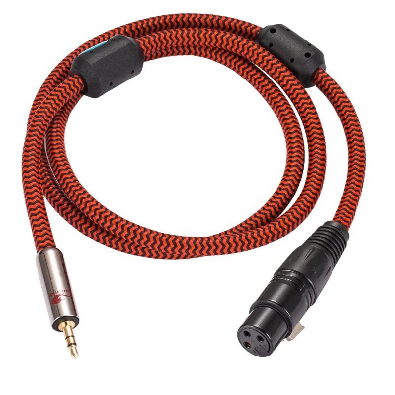 Hifi Mic Cable Mini Jack 3 5mm to XLR 3 Pin Female for Mobile Headphone PC to Condenser Microphone Cable Gold plated 1M 2M 3M 5M