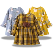 Keelorn/платье для девочек; Новинка года; одежда для маленьких девочек; милое платье принцессы; Детские платья в клетку с принтом; Одежда для девочек