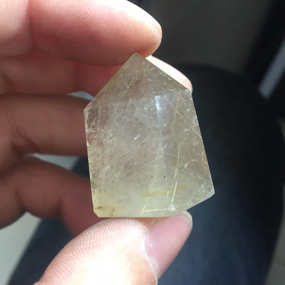 Рекламная акция на годовщину 2019 HD359 (21 г) натуральный кристалл Rutilated Quartz Healing Wicca
