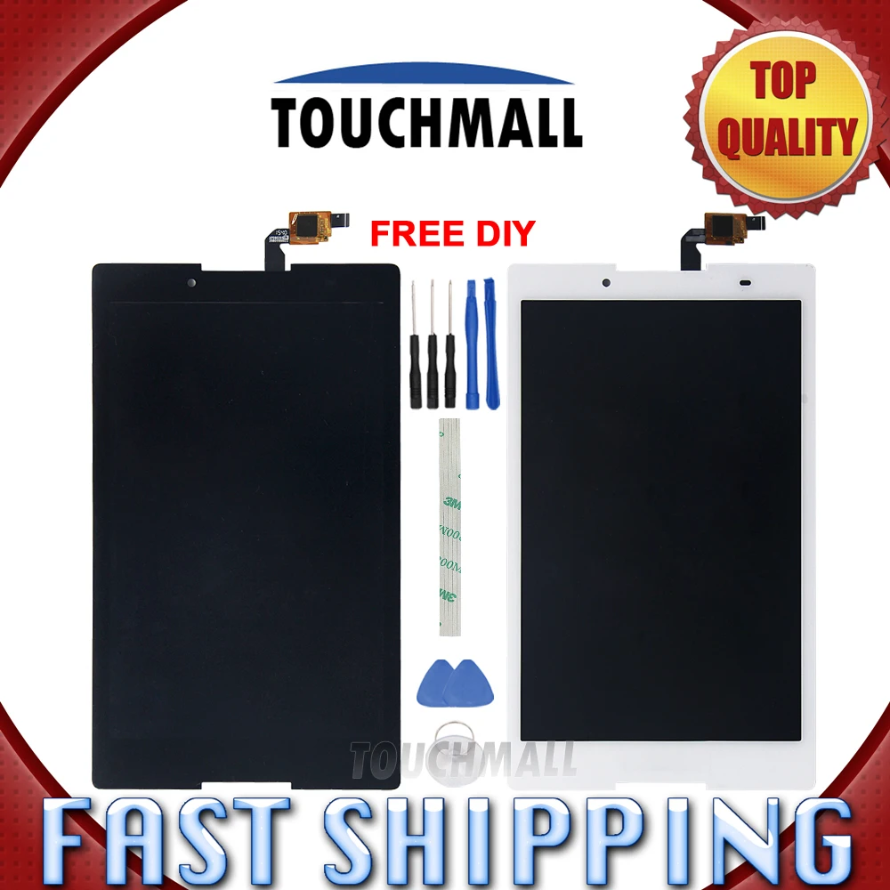 

New LCD Display Touch Screen Assembly Replacement For Lenovo Tab 2 A8-50 A8-50F A8-50LC 8-inch Black White + Tools