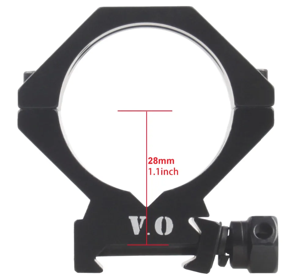 10 шт. векторная Оптика Тактический 34 мм 35 мм крепление прицел кольца с 28 мм 1,1 дюймов Высота 20 мм Съемный Вивер Пикатинни