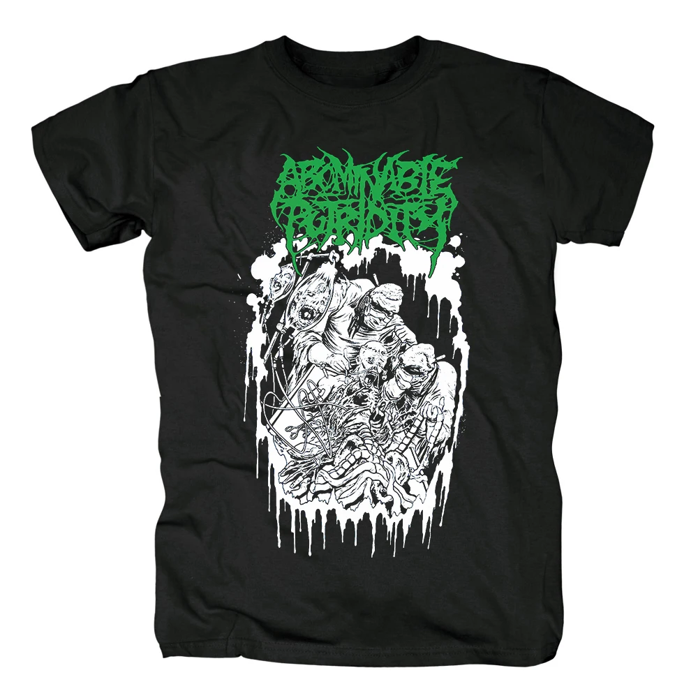 Bloodhoof abominable putridity band death metal Grindcore черная футболка азиатского размера