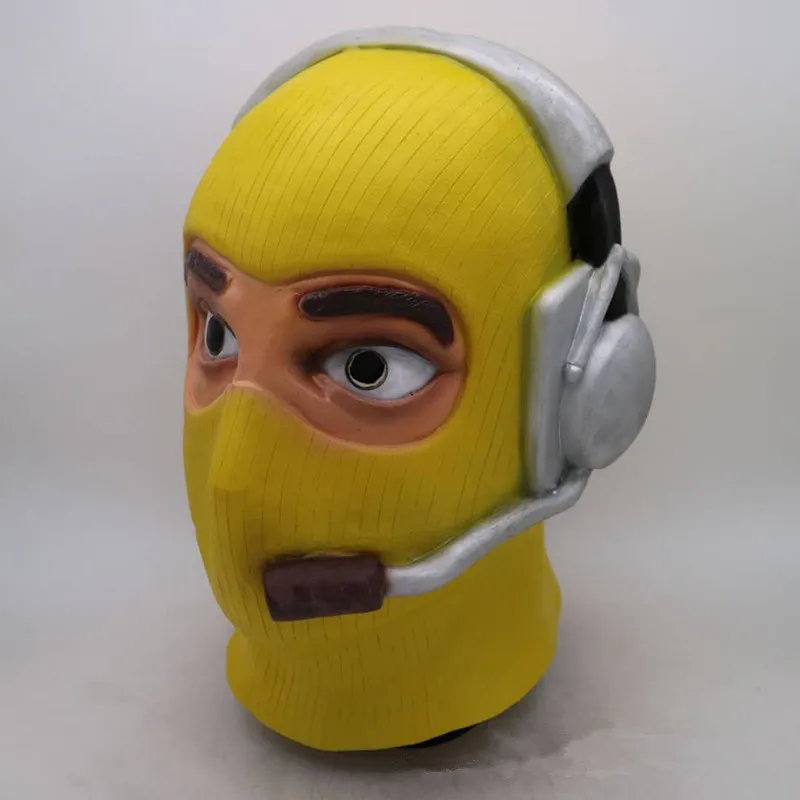 Raptor Pilot Skin Mask Game Battle Royale латексная маска для косплея, Хэллоуин, вечерние, для взрослых, пилот, Ma Helmet