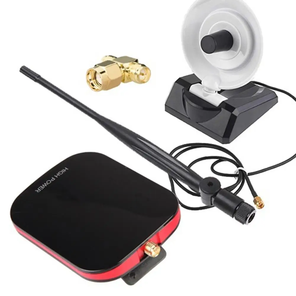 Cena HOT 200m daleki zasięg łamania haseł podwójna antena usb wifi adapter do odbiornika dekoder