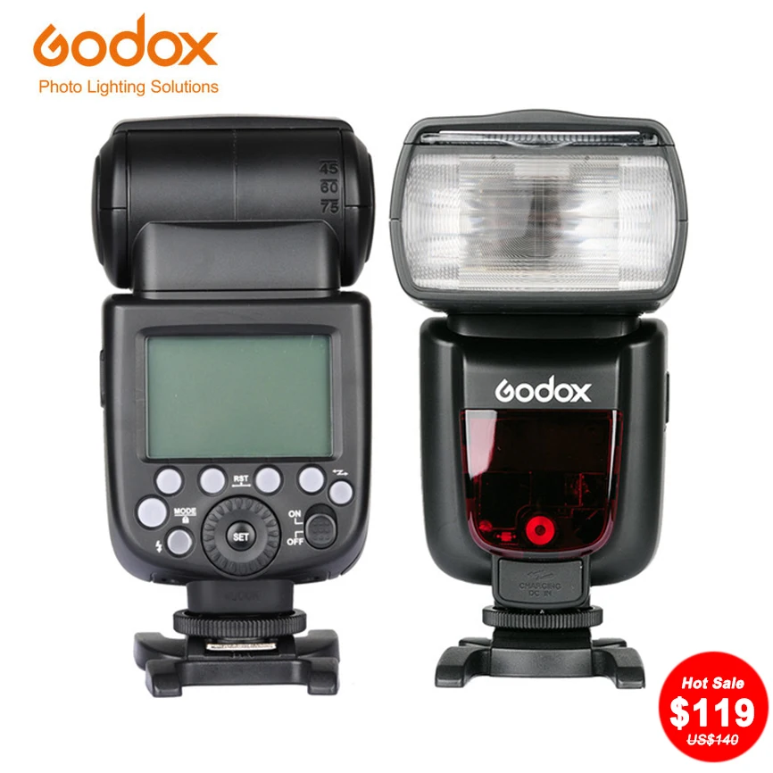 

Original GODOX TT685N 2.4G HSS 1/8000s i-TTL GN60 Wireless Speedlite Flash for Nikon D800 7100D D7000 DSLR Cameras series