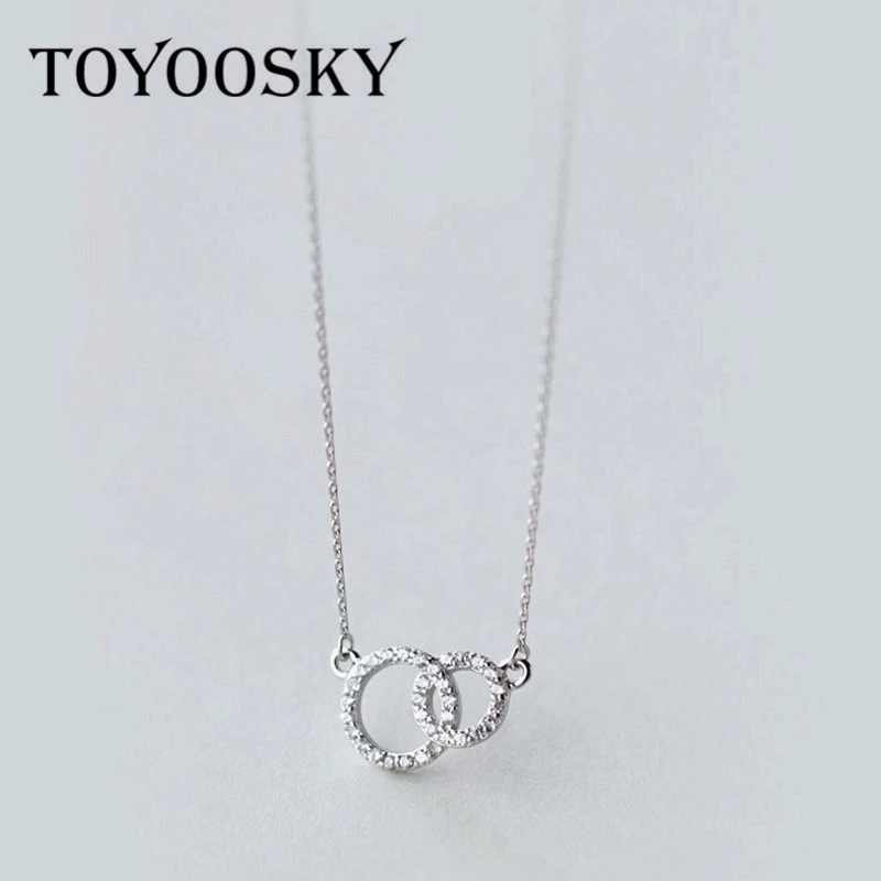 Женское ожерелье из серебра 925 пробы с цирконом AAA necklace with fashion necklacenecklace a