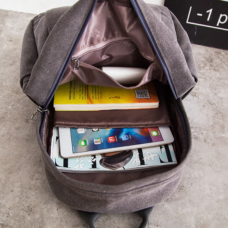 Chuwanglin винтажный женский рюкзак повседневный холщовый рюкзак модные школьные сумки в консервативном стиле Простая Дорожная сумка для ноутбука S6026