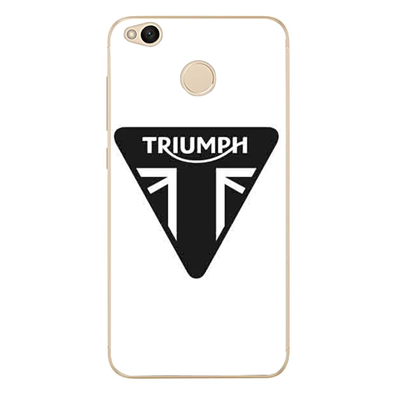 Чехол с логотипом мотоцикла Triumph Мягкий Силиконовый ТПУ чехол для телефона redmi4A 4X