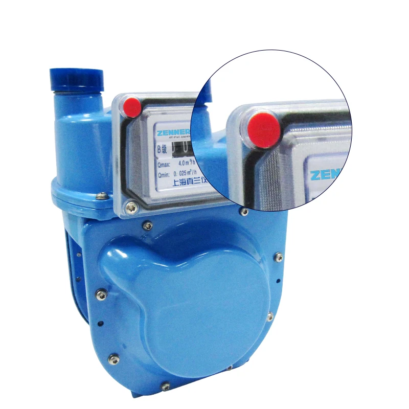 Prepaid For Household Flow Measuring Instrument Aluminum Case Diaphragm