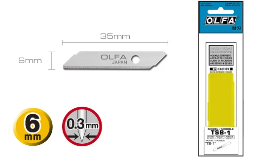 Сделано в Японии OLFA TS-1 лист резак скрапбук купон Резка давление управление функция лезвие TSB-1