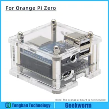 Оранжевый Pi Zero/оранжевый Pi Zero Plus акриловый чехол прозрачная коробка защитный чехол оболочка для Orange Pi Zero и плата расширения