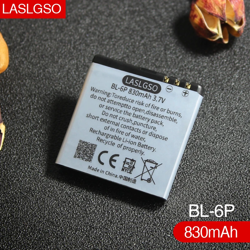 2 шт./1 партия аккумулятор для телефона Nokia 6500C 6500 classic 7900 Prism P BL 6P BL6P | Мобильные