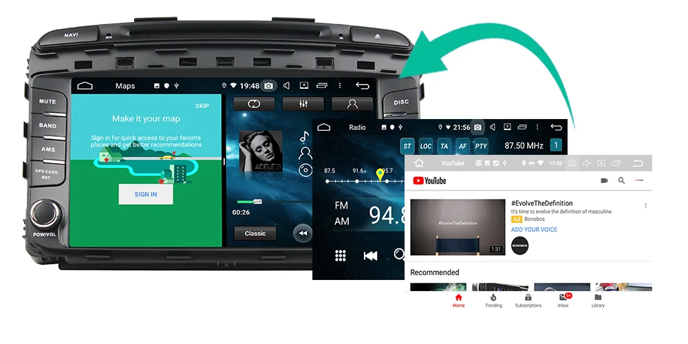 Discount Belsee 9" IPS Screen Android 9.0 for Kia Sorento 2015 2016 Car Radio 4GB 8 Core Stereo Audio GPS Navigation Unit Autoradio DVD 4