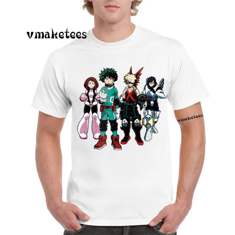 Футболка Boku no hero с круглым вырезом и короткими рукавами Yoh Asakura Midoriya izku my Academy