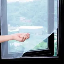 Анти москитное окно экран DIY клейкая сетка от насекомых занавес окна