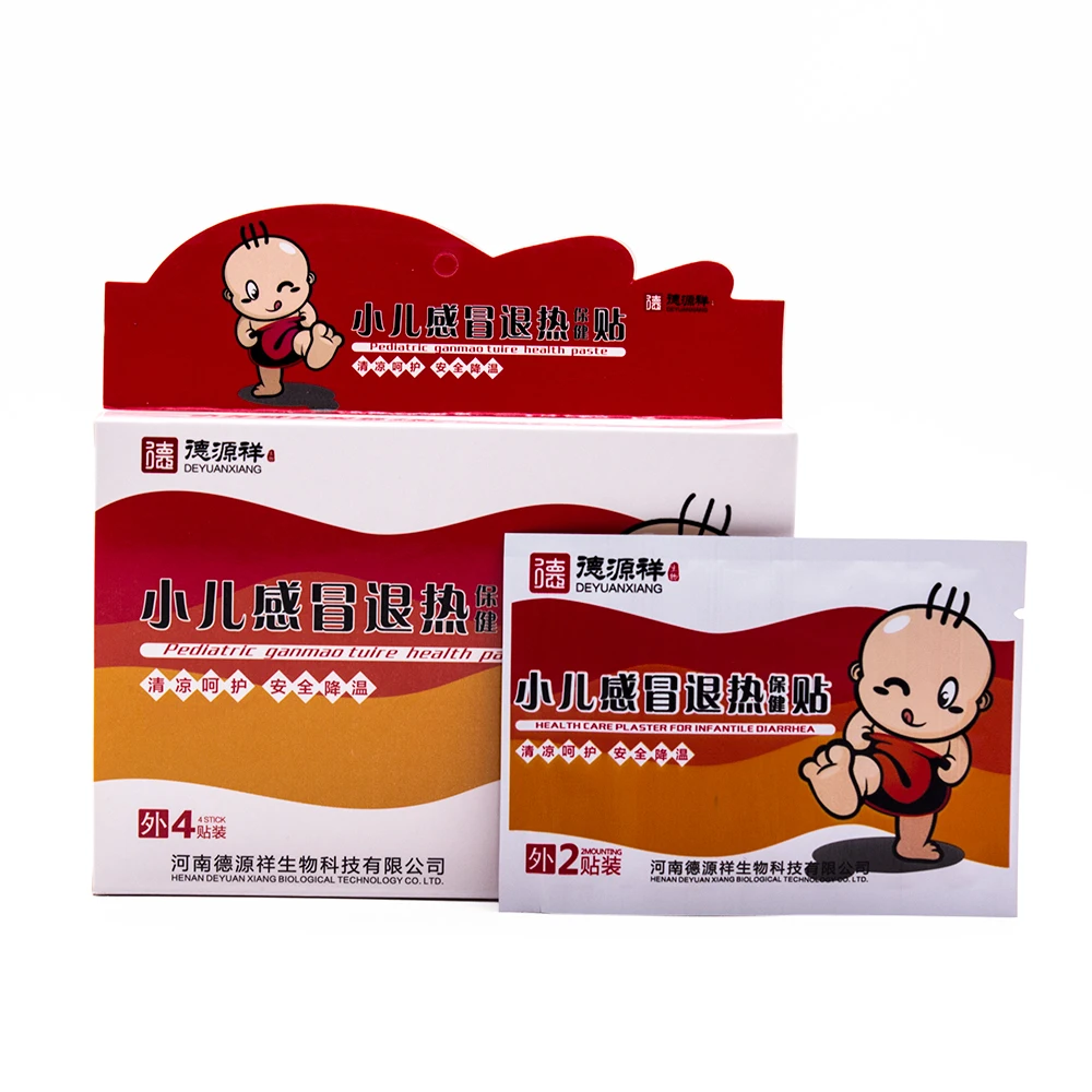 

4 Pcs/box Cooling Gel Patch Cold Fever Plaster For Baby Children/Adult Temperature Ice Instant Cooling Gel Patch Body Massager