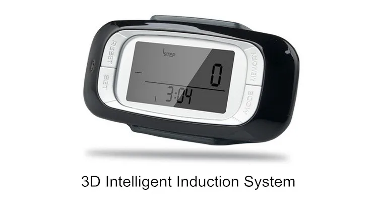 Novo display lcd 3d sensor de pedômetro