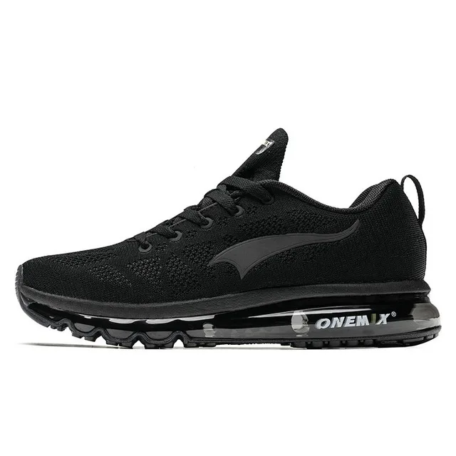 ONEMIX женская обувь для бега; спортивная обувь для женщин; Легкие кроссовки; Zapatos De Hombre Max 12,5 - Цвет: Black