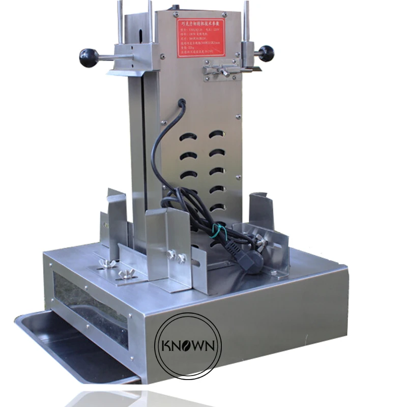 

6pcs cut blade 40kg/H chocolate cutting machine for slicing chocolate